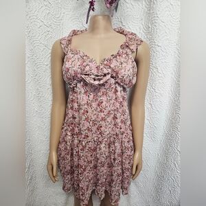 City Triangles Pink Floral Dress